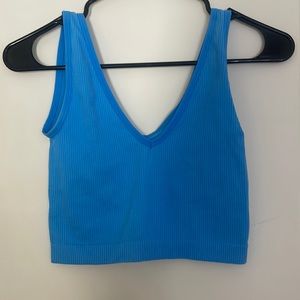 target cropped athletic/cozie stank top